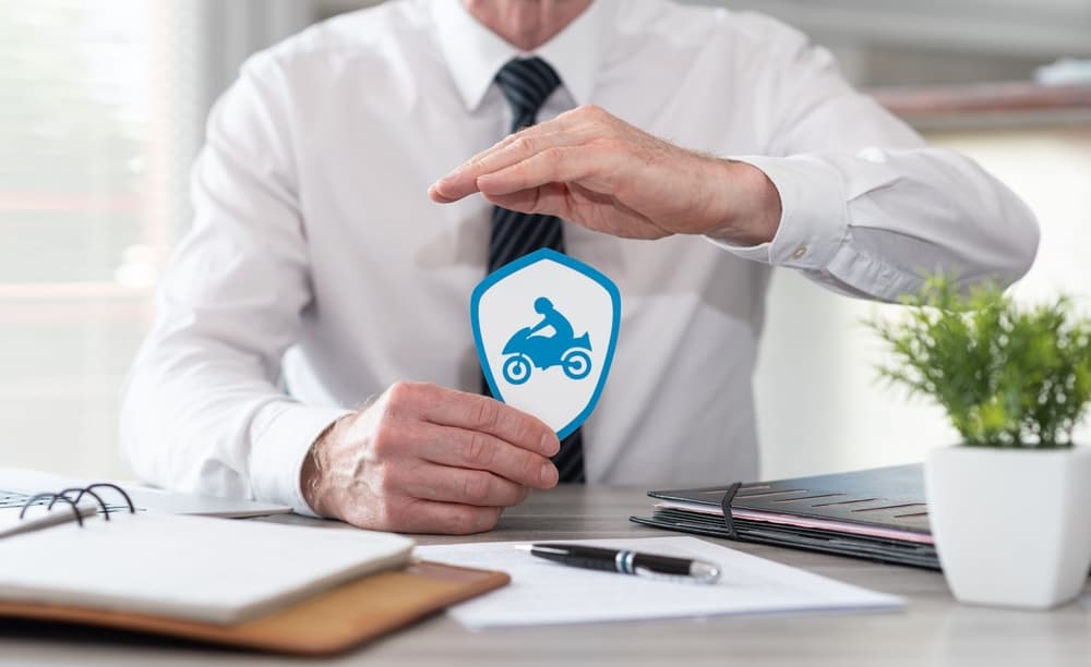 A man representing importance of having motorcycle accident lawyer
