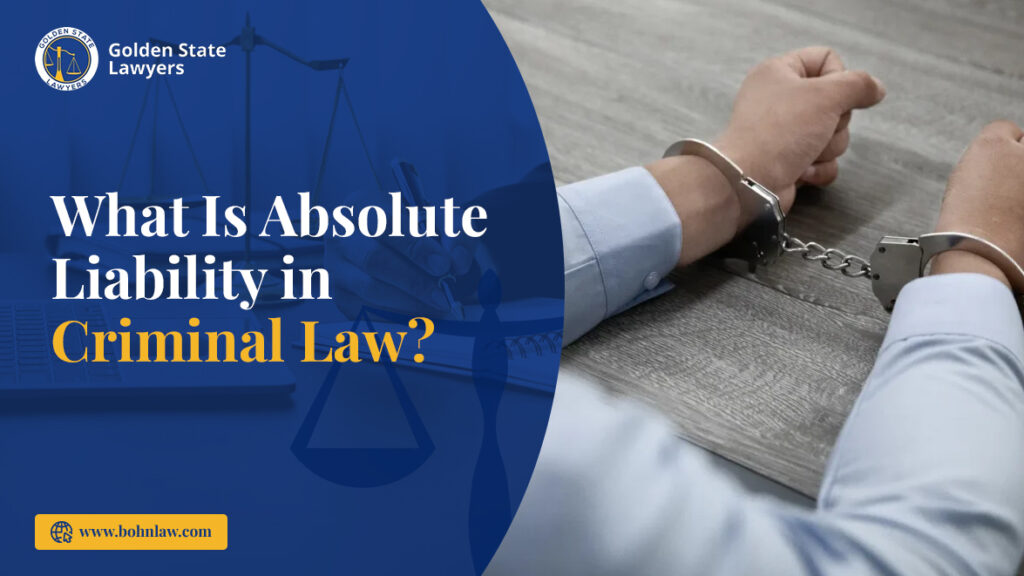 absolute liability in criminal law